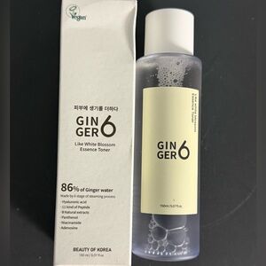NEW Ginger 6 Like White Blossom Essence Toner